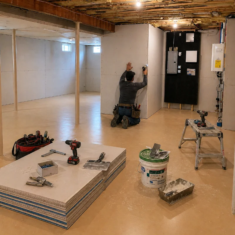 Interior Sheetrock Installation service in Massachusetts - Encalada Painting